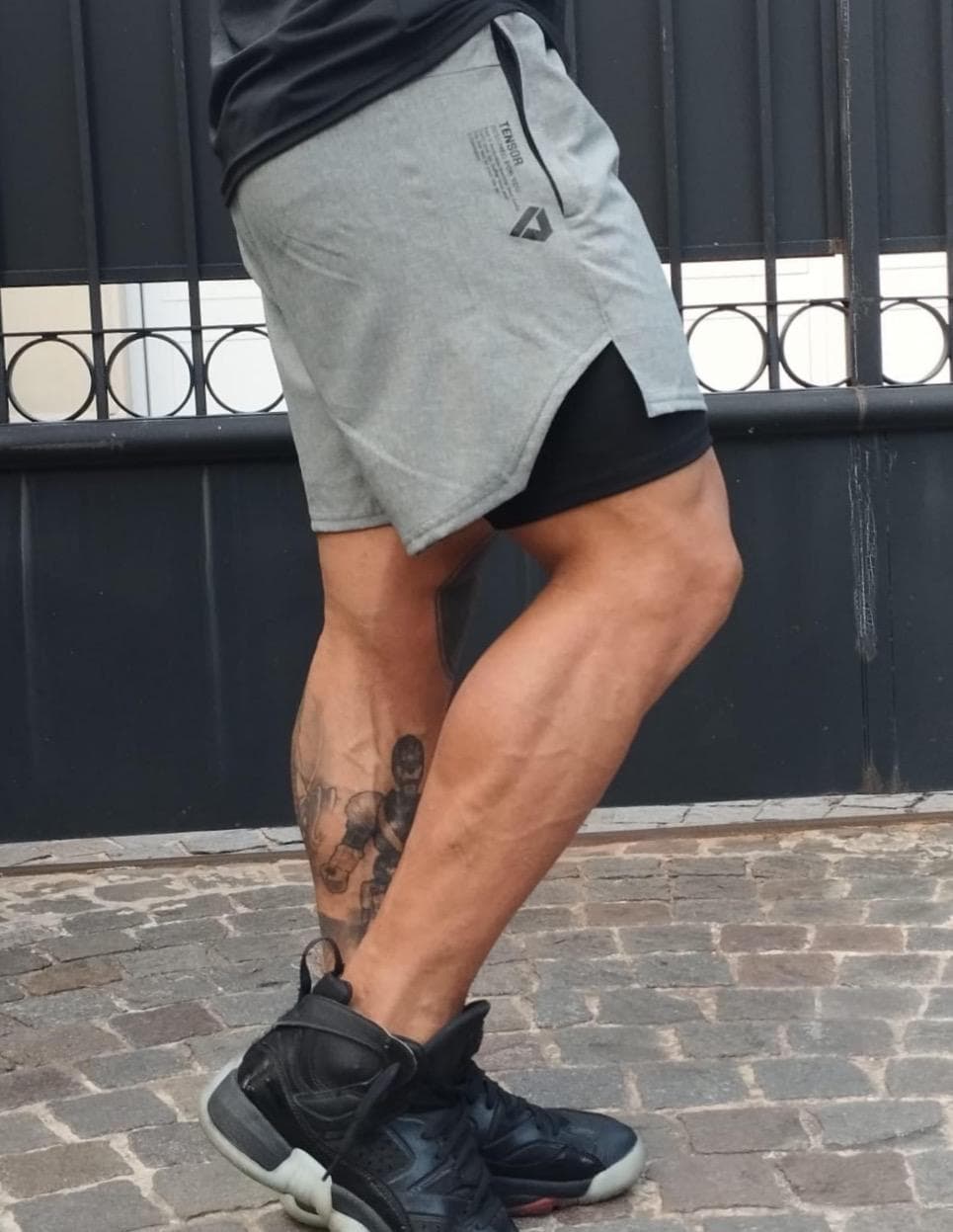 Short con calza Tensor