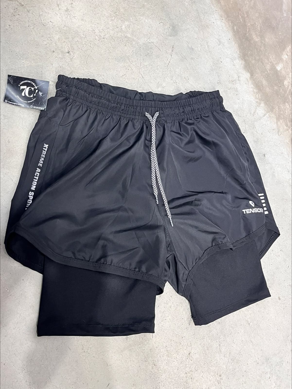 Short con calza tensor